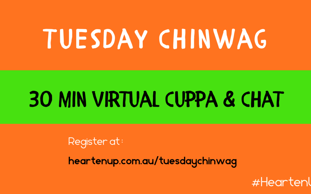 Feeling alone or disconnected? Join me for a virtual cuppa.